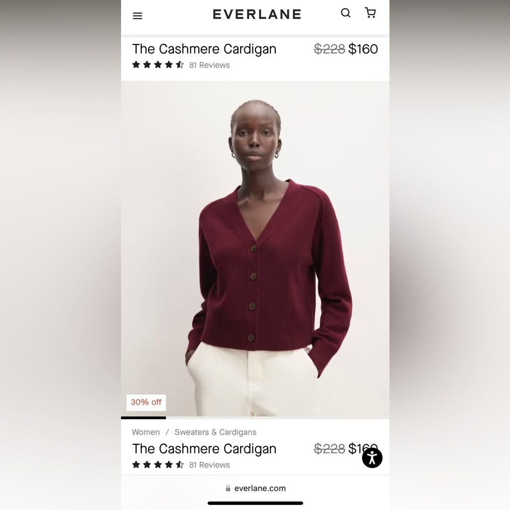 Everlane Cashmere Cardigan